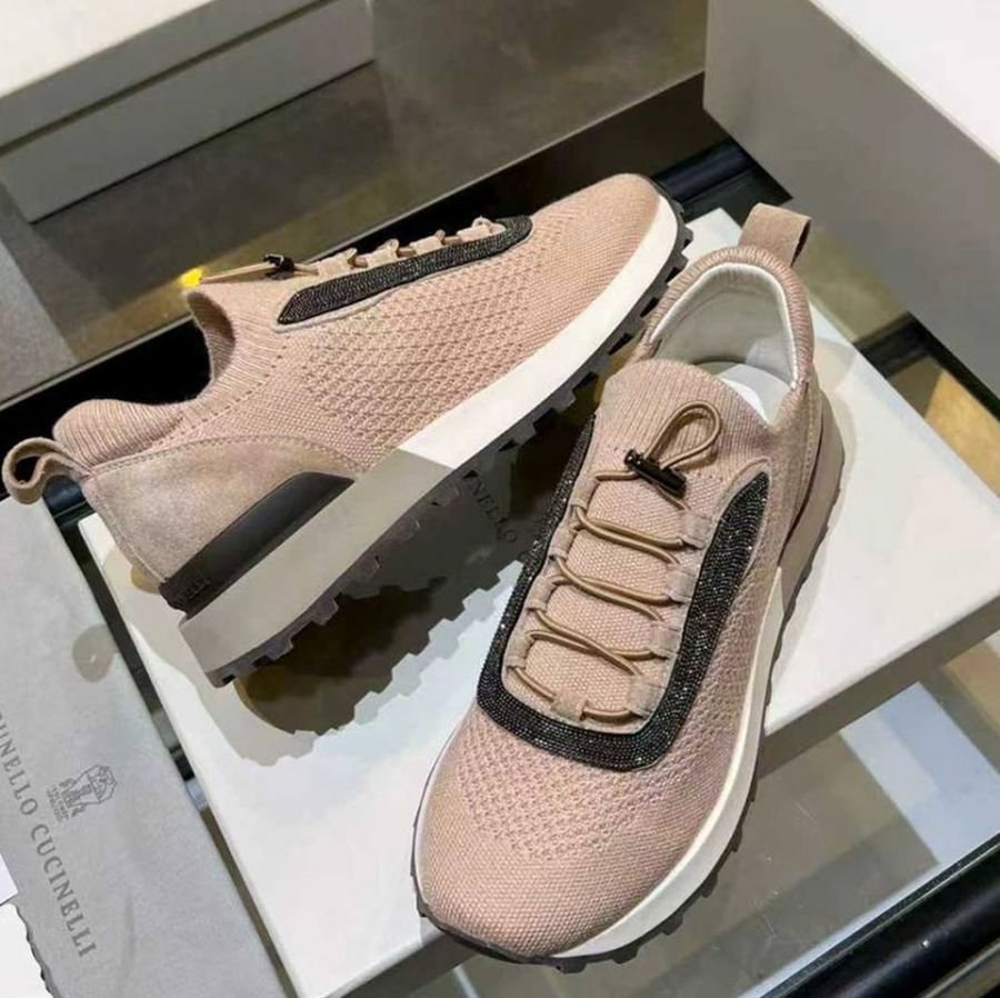 Кроссовки Brunello Cucinelli с сеткой