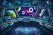 Фон стена "Cosmos wall №1"