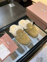 Мюли MIU MIU с мехом Premium