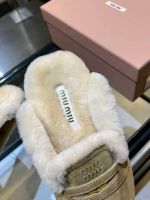 Мюли MIU MIU с мехом Premium