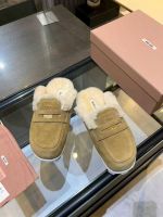 Мюли MIU MIU с мехом Premium