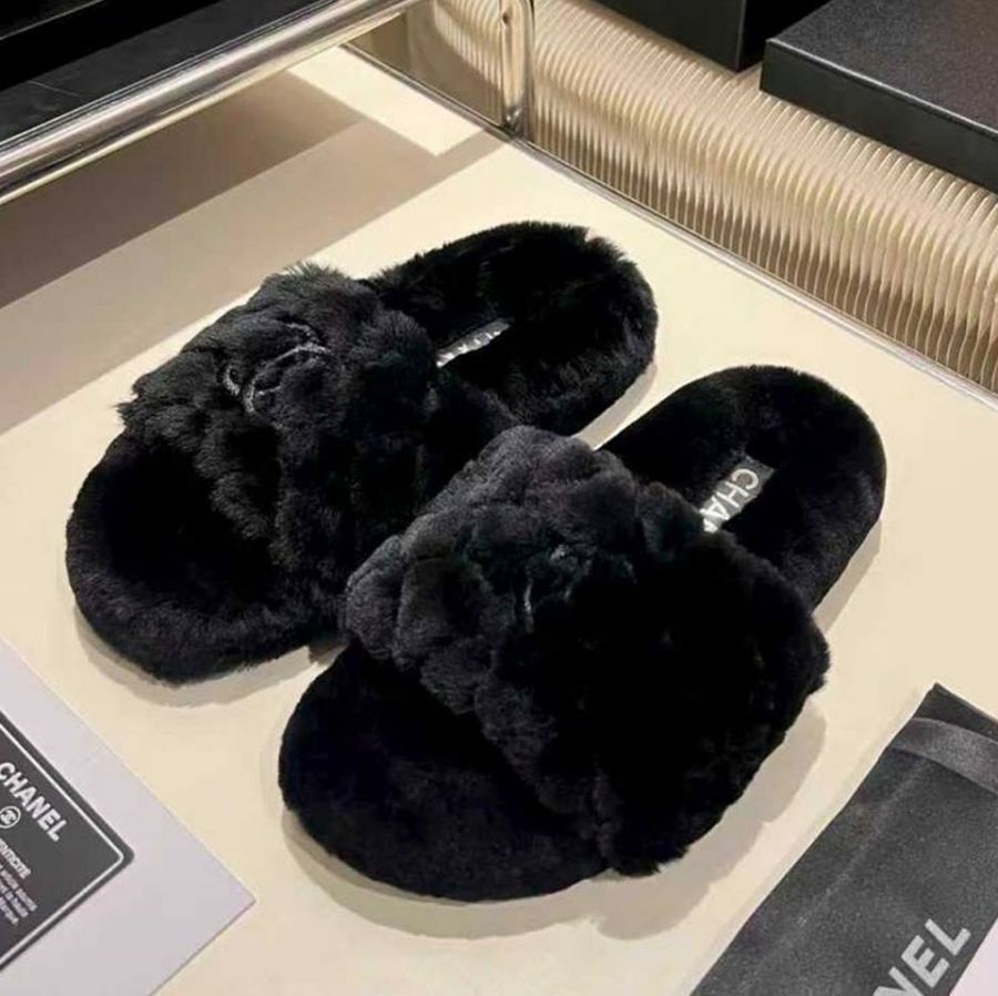 Мюли CHANEL с мехом Premium