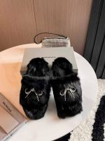 Мюли BALENCIAGA с мехом Premium Мюли BALENCIAGA с мехом Premium