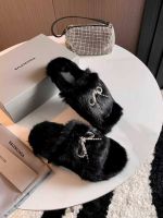 Мюли BALENCIAGA с мехом Premium Мюли BALENCIAGA с мехом Premium