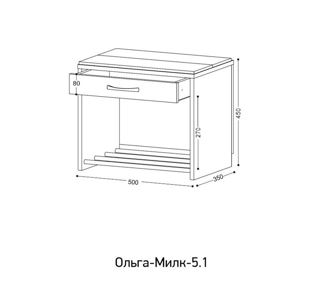Ольга МИЛК 5.1 тумба