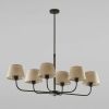 Подвесная люстра с тканевыми абажурами TK Lighting 3999 / потолочный светильник / Chicago