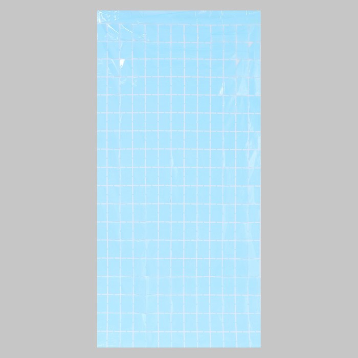 Занавес для фотозоны 100×200 см, голубой