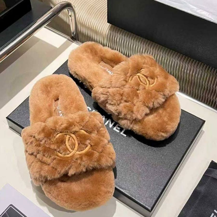 Мюли CHANEL с мехом Premium