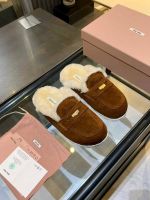 Мюли MIU MIU с мехом Premium