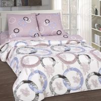 «Мелодия» (ЛЮКС с простыней на резинке) постельное белье Поплин Евро