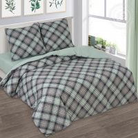 «Ирландия» (ЛЮКС с простыней на резинке) постельное белье Поплин Семейный