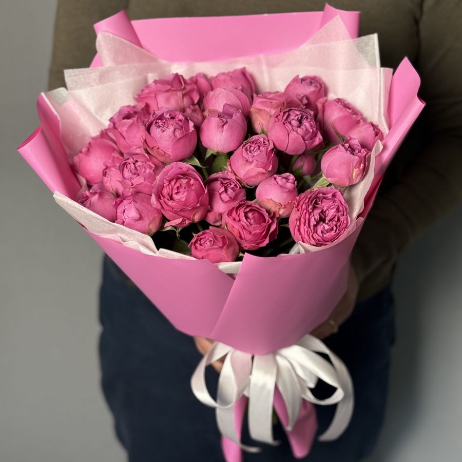 Пионовидные розы 9шт