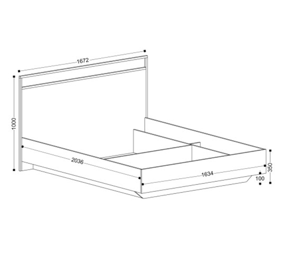 Николь-7.14 кровать 1400 с орт. осн.