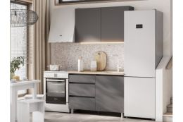 Кухонный гарнитур Денвер 1.2м, Графит