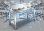 Стол без борта СР 1700х600 обвязка, сварной