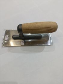 Кельма венецианская, прямая, с заточкой и деревянной ручкой. СТМ. (Китай)