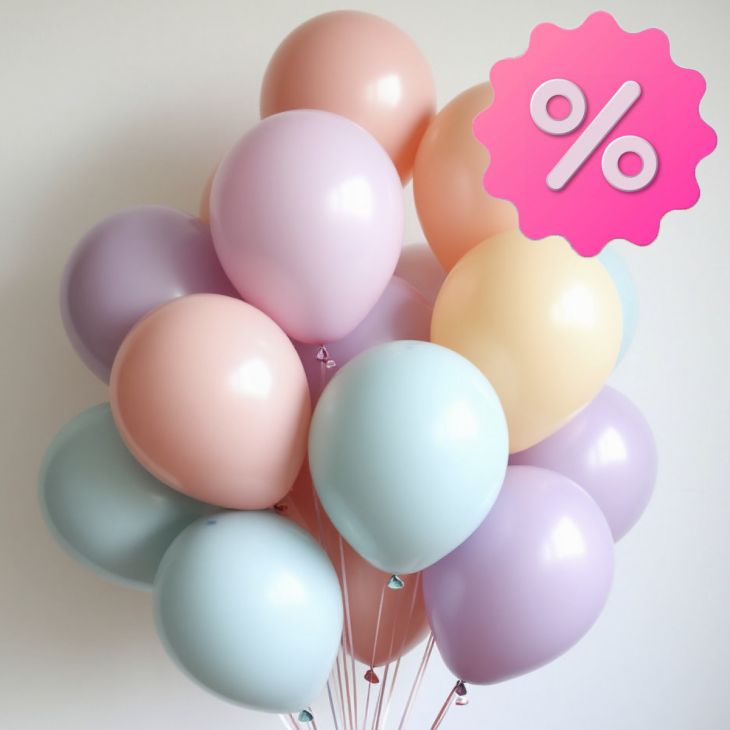 Шары 30 шт (макарунс)