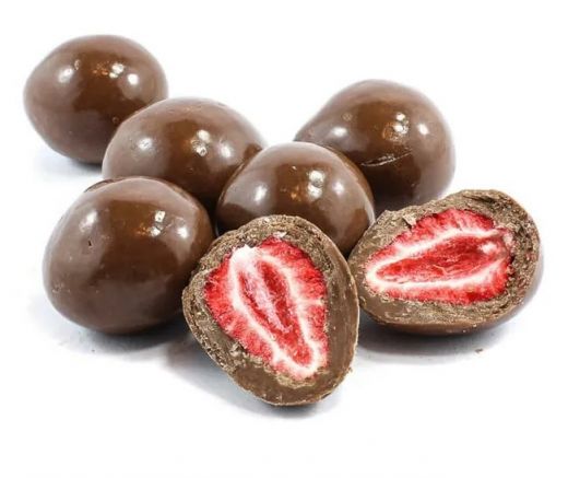 Клубника "МИЛКBERRY" сублимированная в шоколадной глазури