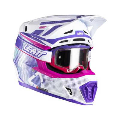 Мотошлем Leatt Moto 7.5 Helmet Kit Purple