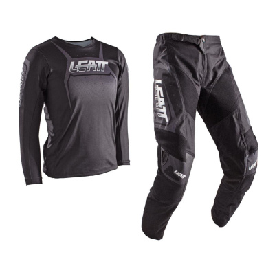 Комплект мотоджерси/мотоштаны детский Leatt 3.5 Mini Ride Kit Black