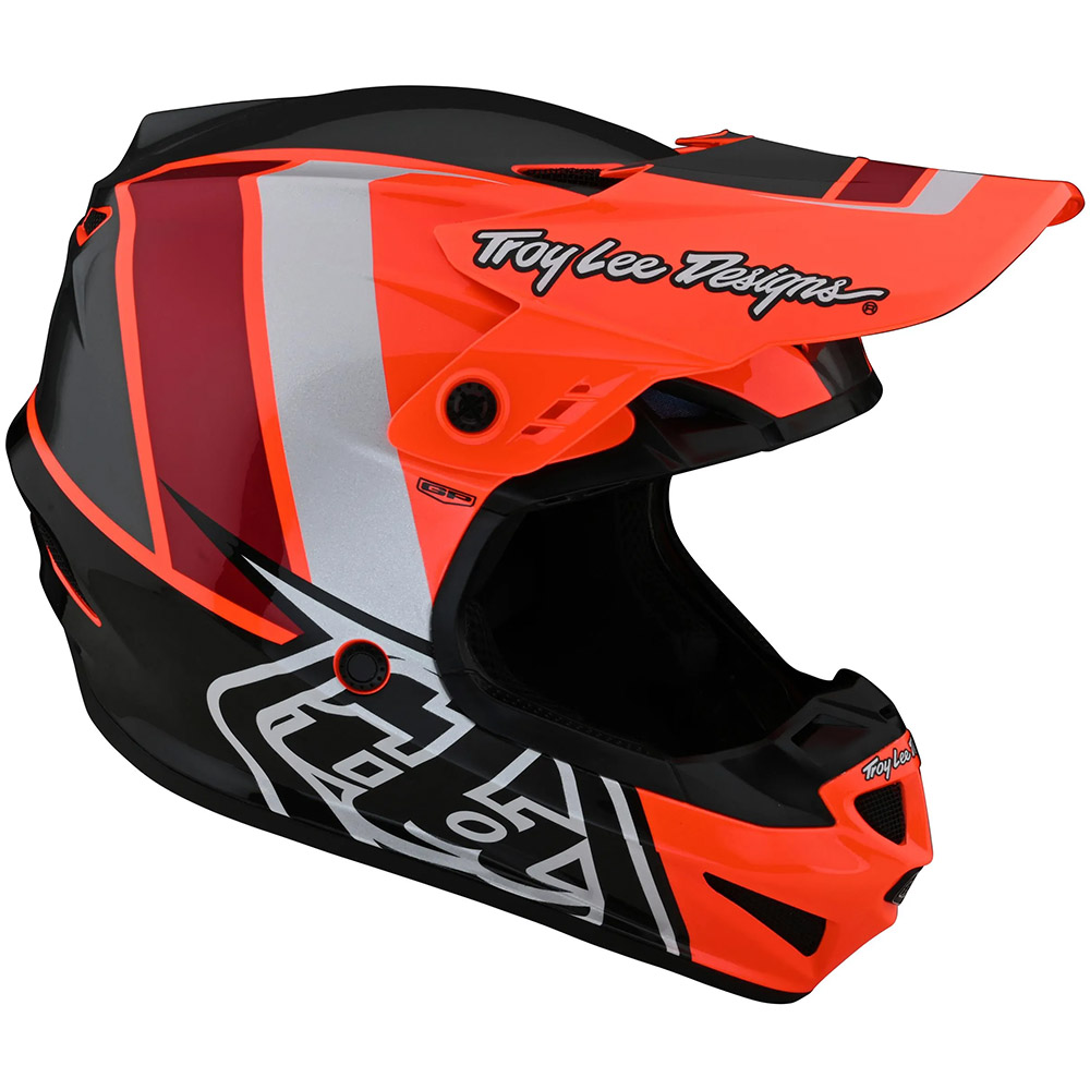 Troy Lee Designs GP Nova Glo Orange шлем для мотокросса и эндуро