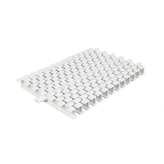 Переливная решетка 1-е. соед. AquaViva 245*25mm Square 50 шт/1м. пог