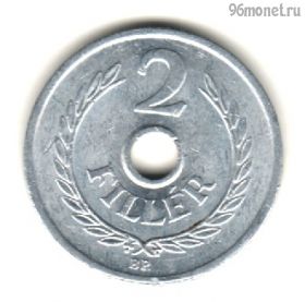 Венгрия 2 филлера 1963