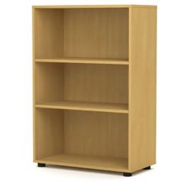 Шкаф для документов средний открытый У.Шс-1 (ш700*г350*в1020мм) Бук светлый
