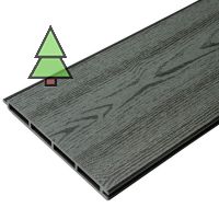 Заборный профиль CM Fencing 210*20*3000 мм цвет: Эбен