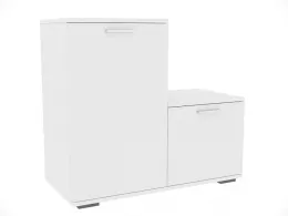 Тумба Дженни-2 (ш800*г376*в720мм) Белый