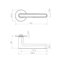 Ручка Armadillo Cinnamon R.YM схема