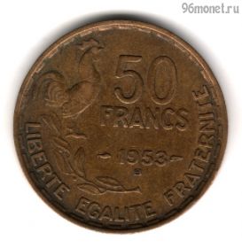 Франция 50 франков 1953 В