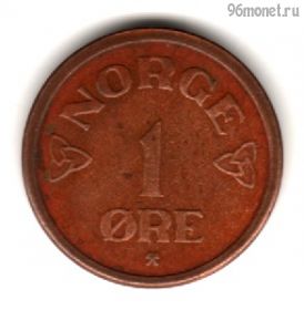 Норвегия 1 эре 1954