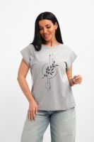 85671 футболка женская [серый]