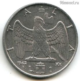 Италия 1 лира 1942 магнит