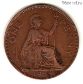 Великобритания 1 пенни 1938