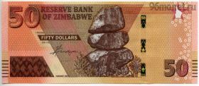 Зимбабве 50 долларов 2020