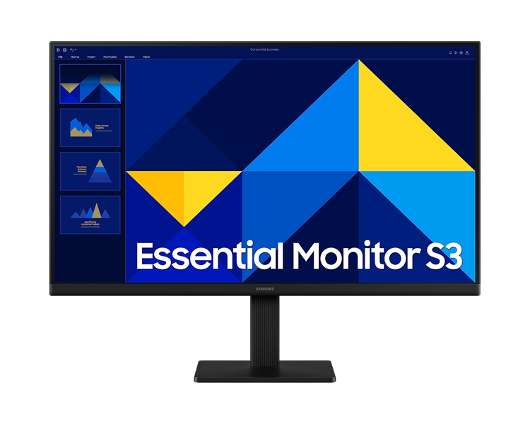 Монитор Samsung Essential S3 S30GD S24D300GAI 24" IPS чёрный, LS24D300GAIXCI