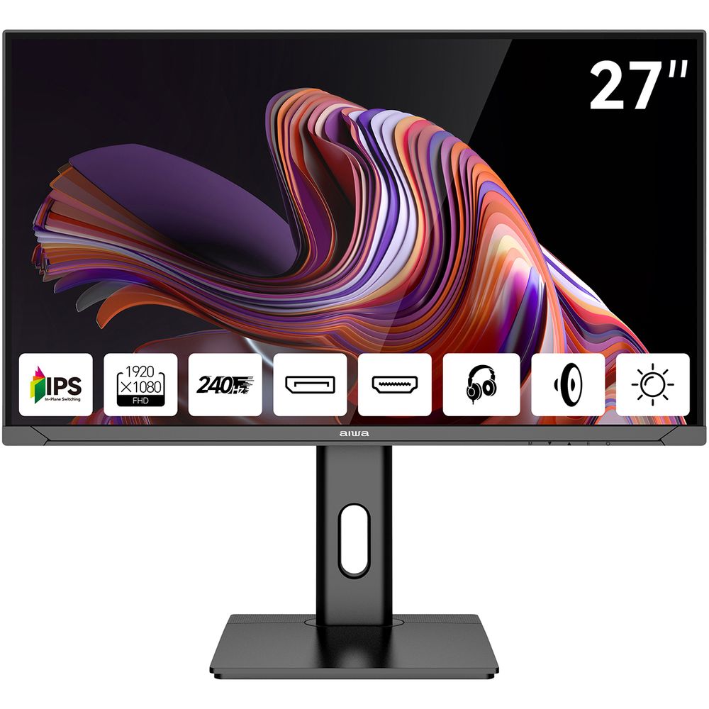 Монитор Aiwa MD2711 27" LED IPS чёрный, MD2711