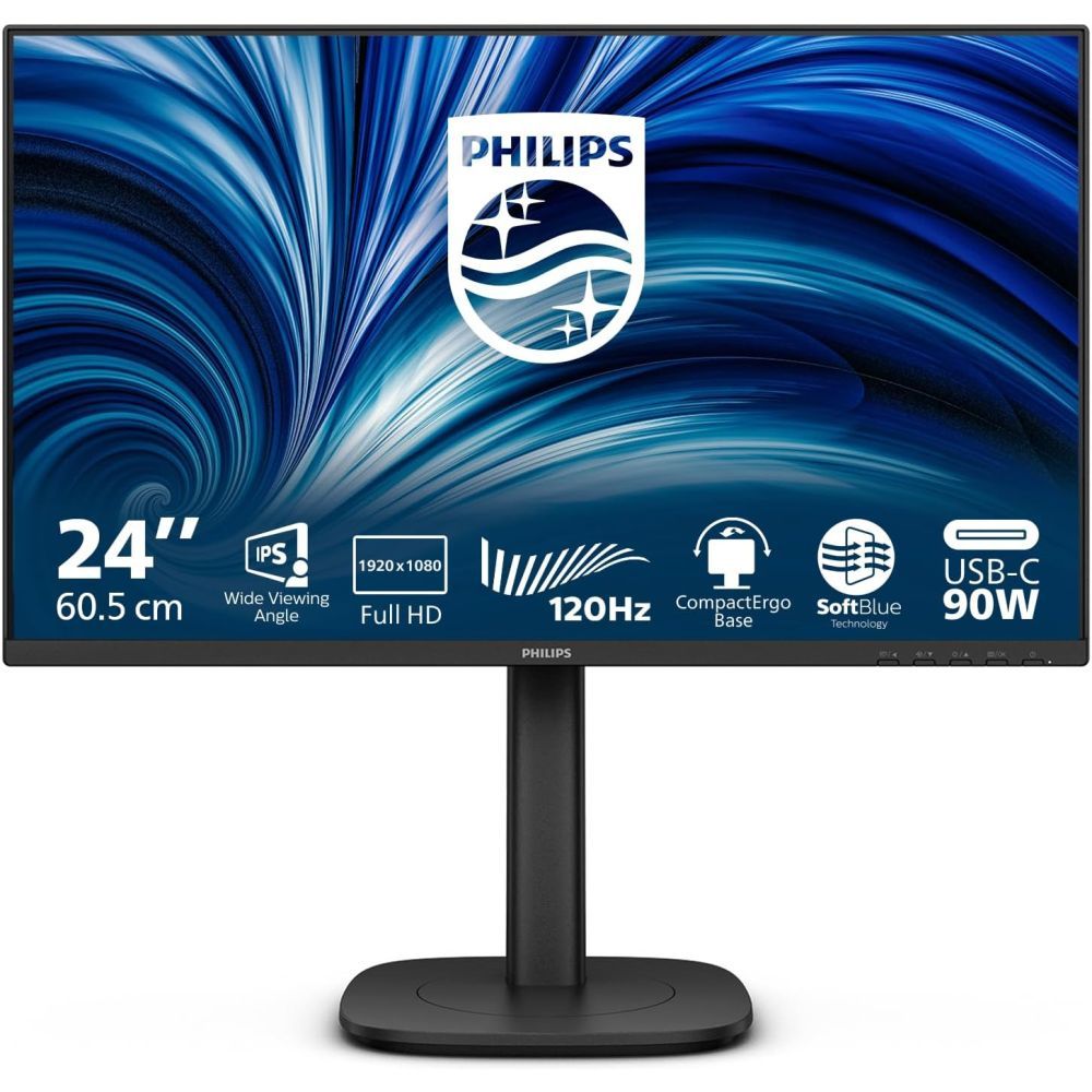 Монитор Philips 24B2U3301 23.8" WLED IPS чёрный, 24B2U3301