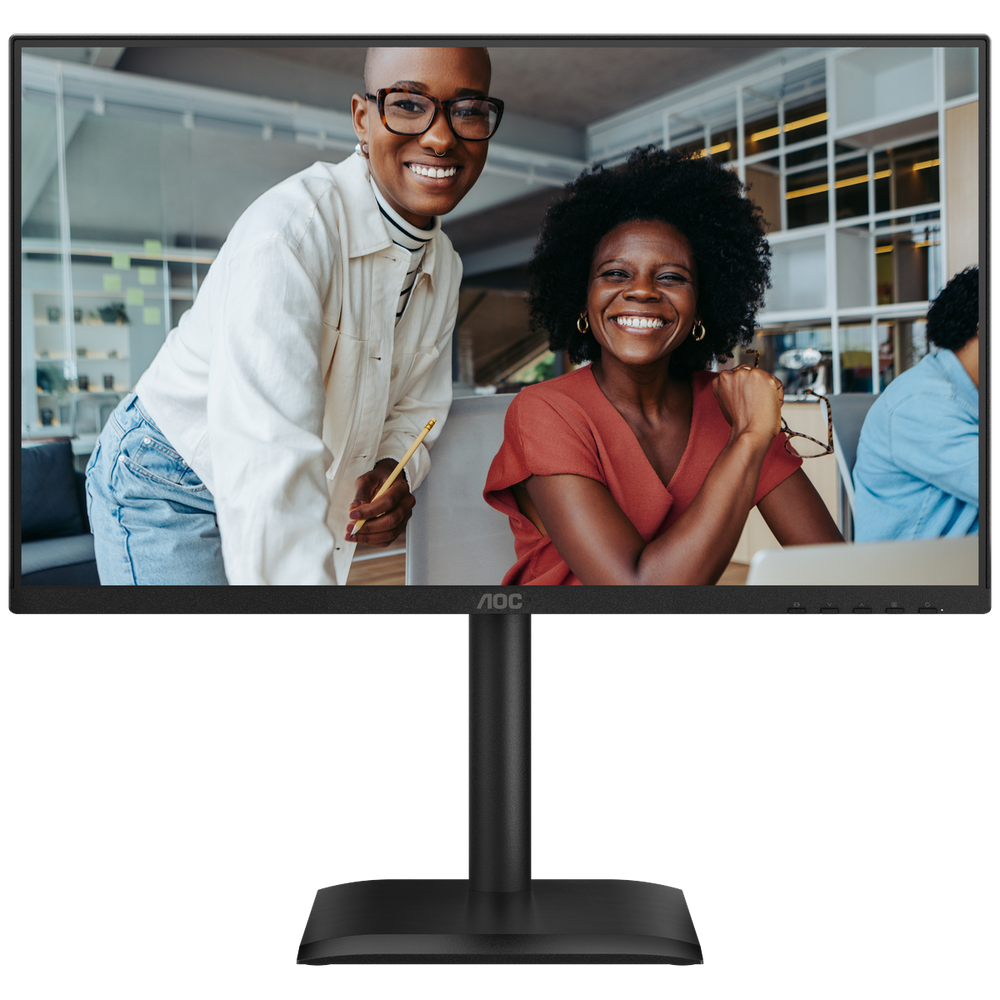 Монитор AOC 24E4U 23.8" WLED IPS чёрный, 24E4U