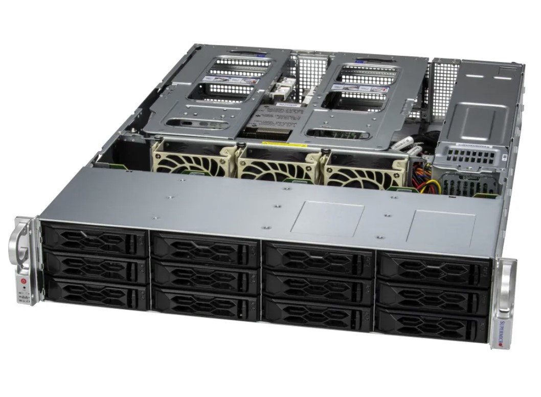 Серверная платформа Supermicro CloudDC A+ Server 2015CS-TNR 12x3.5" Rack 2U, AS -2015CS-TNR_empty