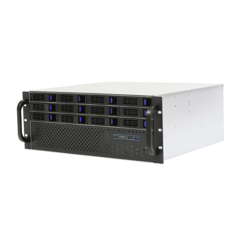 Корпус Procase ES412XS Rack Без БП чёрный 4U, ES412XS-SATA3-B-0