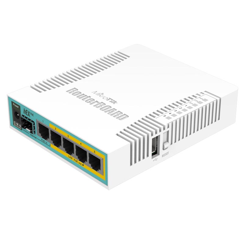 Маршрутизатор Mikrotik hEX PoE, RB960PGS