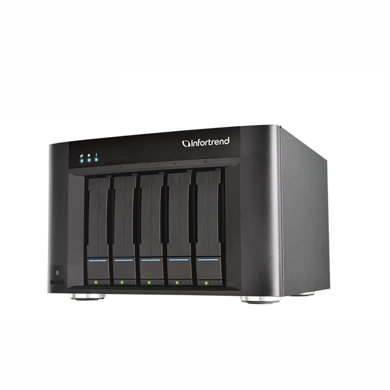 Сетевое хранилище NAS INFORTREND EonStor GSe Pro 105-C 5x3.5" Tower чёрный, GSEP1050000C-8U32