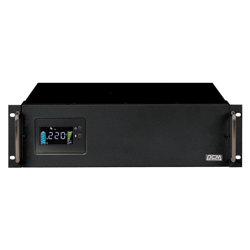 ИБП Powercom King Pro RM 3000 ВА, Rack 3U, KIN-3000AP LCD