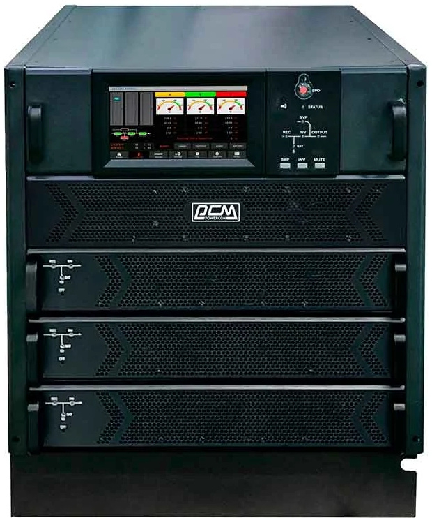ИБП Powercom Vanguard-II-33 45000 ВА, Rack/Tower, без АКБ питание от внешних блоков, VGD-II-45R33