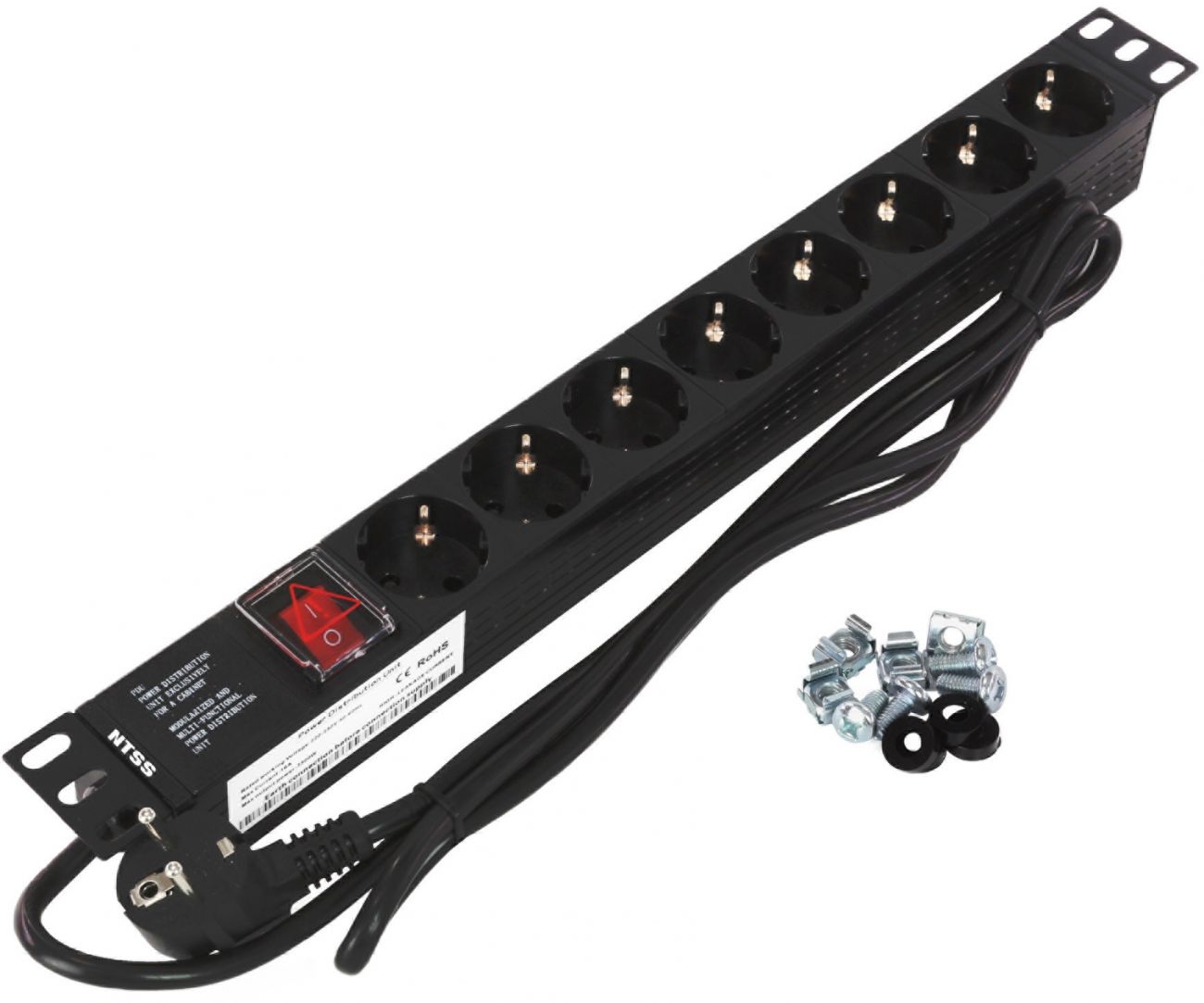 Распределитель питания NTSS PDU DA, 1U, NTSS-PDU-DA2034