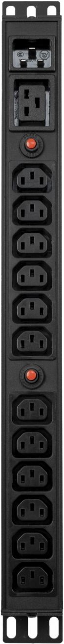 Распределитель питания Powercom PDU-16A-type 1, 1U, PDU-16A-TYPE 1