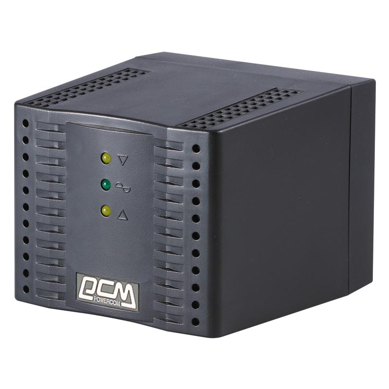 Стабилизатор Powercom Tap-Change 1200 ВА 220V out, TCA-1200 BL